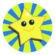 SMILEY STAR Sticker