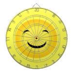 Smiley Sun Custom ProfiledInk Dart Board