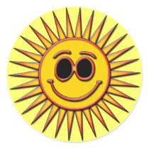 SMILEY SUN stickers