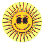 SMILEY SUN stickers
