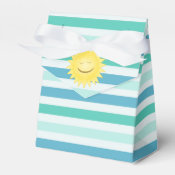 Smiley Sun: Tent with Ribbon Favor Box 1