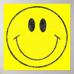Smiley Vintage Poster