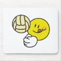 Smiley Volleyball mousepads by sport_shop Smiley Volleyball mousepads