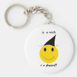Smiley witch with LOLspeak Key Chains