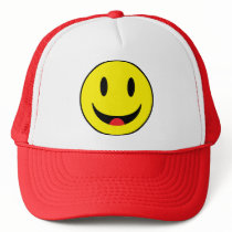 hardstyle, hardcore, trance, techno, old, skool, house, jumpstyle, gabba, gabber, hard, dance, dancer, music, club, clubbing, wear, clothing, merchandise, party, rave, raver, fantazia, qlimax, q-dance, masters, drugs, deejay, neon, smiley, pub, bar, t-shirt, tee-shirt, gas, mask, Trucker Hat with custom graphic design