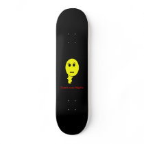 Smiley's Bad Day Custom Skate Board