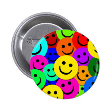 SMILEYS COLLAGE PINBACK BUTTONS