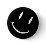 SMILIE BLACK WHITE BUTTONS