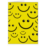 Smilie Face Background Cards