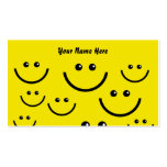 Smilie Face Background, Your Name Here Business Cards