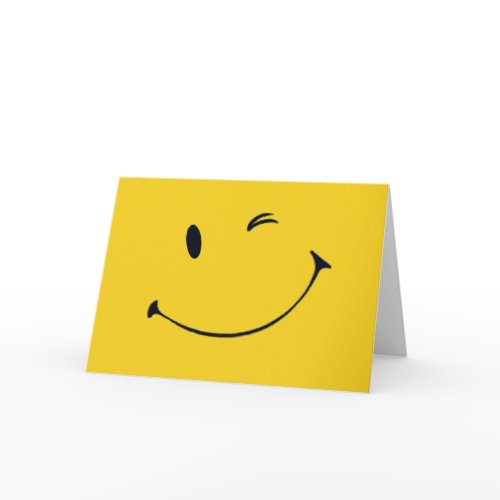 Smilie Face card