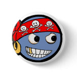 smilie pirate pins