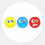 Smilies Round Stickers