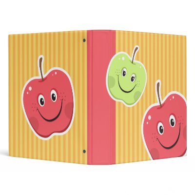 red cartoon apple