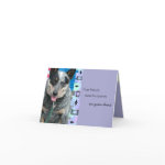 Smiling Australian Cattle Dog Birthday Greeting card