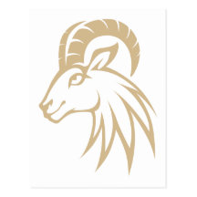 Smiling Bighorn Sheep Postcard