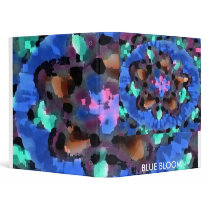Smiling BLUE BLOOM binders