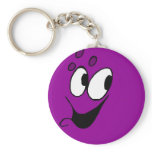Smiling Bowling Ball Key Chain