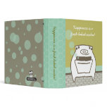 smiling bubble oven cooking baking recipe binder