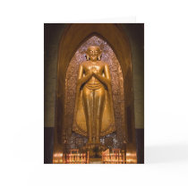 Smiling Buddha • Greeting Card by SabineSt Smiling Buddha • Greeting Card