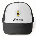 Smiling Bumble Bee Bee-otch Hat