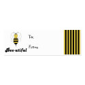 Smiling Bumble Bee Bee-utiful Gift Tags