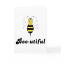 Smiling Bumble Bee Bee-utiful Greeting Card
