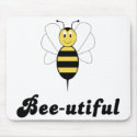 Smiling Bumble Bee Bee-utiful Mousepad