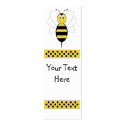 Smiling Bumble Bee Bookmarks