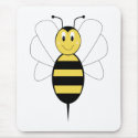 Smiling Bumble Bee Mousepad