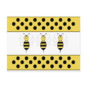 Smiling Bumble Bee Postcard