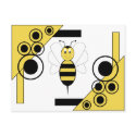 Smiling Bumble Bee Postcard