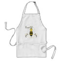 Smiling Bumble Bee Queen Bee Apron