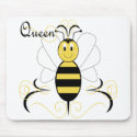 Smiling Bumble Bee Queen Bee Mousepad