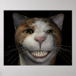 Smiling Cat Print