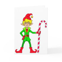 Smiling Christmas Elf cards by TheGalacticGroundhog Smiling Christmas Elf cards
