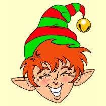 Smiling Christmas Elf t-shirts