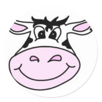 Smiling Cow stickers