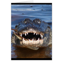 Smiling Crocodile Card