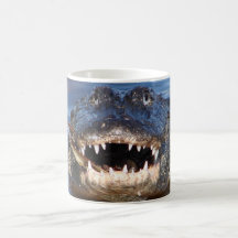 Smiling Crocodile Coffee Mugs
