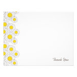 Smiling Daisy | Flat Thank You Note Card Custom Invites