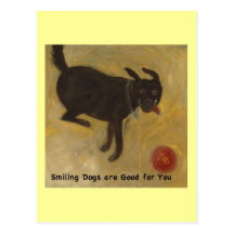 Smiling Dogs Postcards