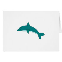 Smiling Dolphin Greeting Card