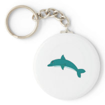 Smiling Dolphin Key Chain