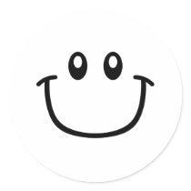 Smiling Expression Stickers 0003 (Custom Color)