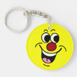 Smiling Face: Did someone say "Happy Hour?" Acrylic Keychain