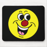 Smiling Face: Did someone say "Happy Hour?" Mouse Pads