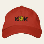 Smiling Face Mom Embroidered Hat