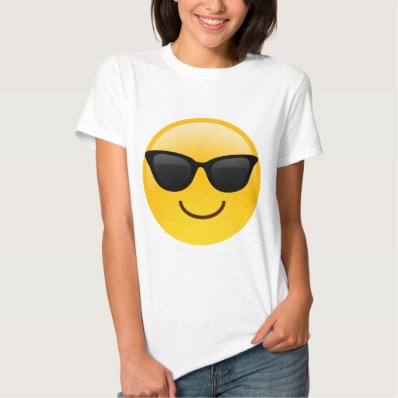 Smiling Face With Sunglasses Cool Emoji Shirt