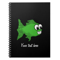Smiling Fish spiral notebook notebooks